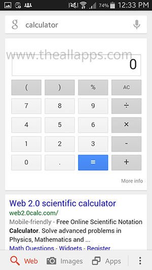 google-calculator